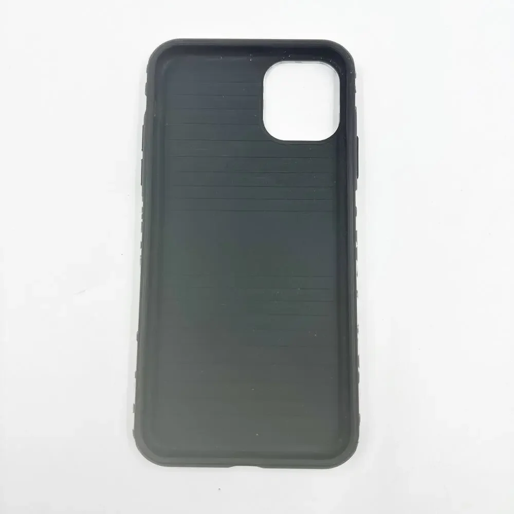 Burga Almond Latte iPhone Snap Case 11 Pro Black Ivory Dots Tough Case NEAR NEW